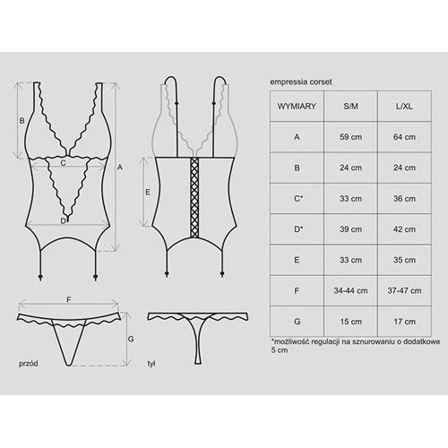 Gorset Obsessive Empressia corset